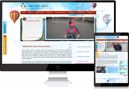professional website designing company for college